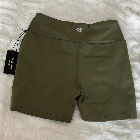 Forever 21 Olive High-Rise Bike Shorts - Picture 5 of 5